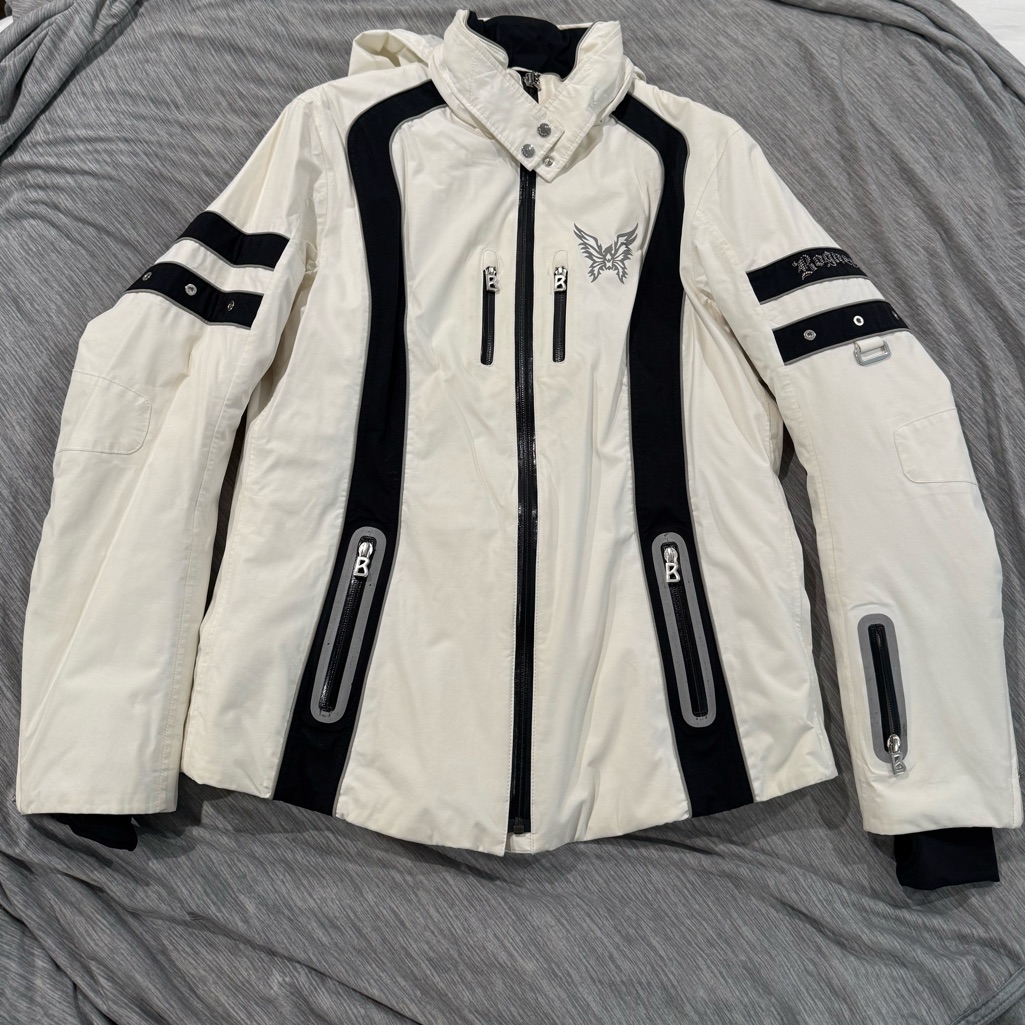 Bogner Women's Cream And Black Ski Jacket